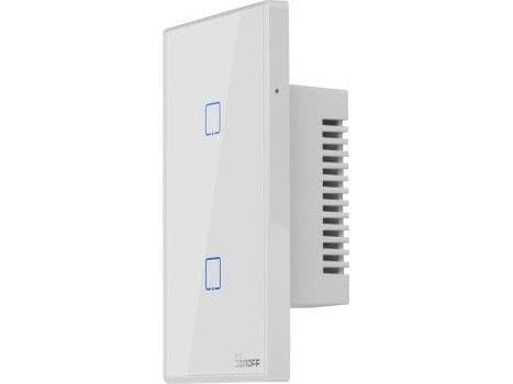 Sonoff T2US2C - 2-gang Wi-Fi Smart Wall Switch US - White
