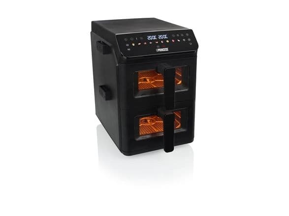 Princess 182490 Double Stack Airfryer 2x5.6L 3kW Sort