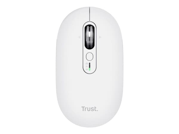 Trust Seron Slim Multi, Molempikätinen, Optinen, RF Wireless + Bluetooth, 3200 DPI, Valkoinen