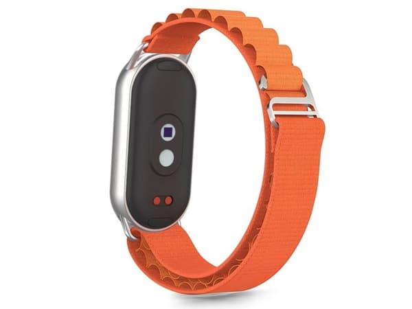 TECH-PROTECT nylonrem til Xiaomi Smart Band 8/9/10/NFC, orange