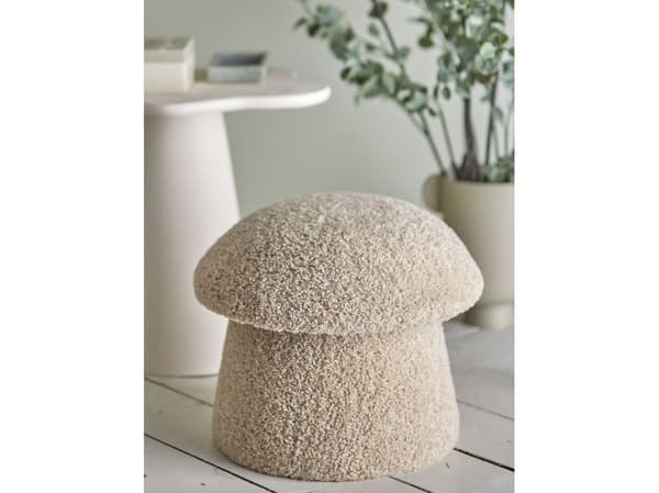 BLOOMINGVILLE Bocca sittpuff, Naturell, Polyester