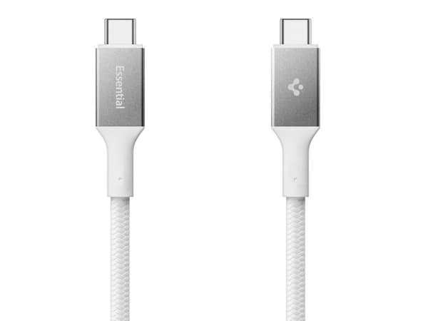 Spigen Essential EB10015CC USB-C til USB-C kabel 100W 150 cm - hvit