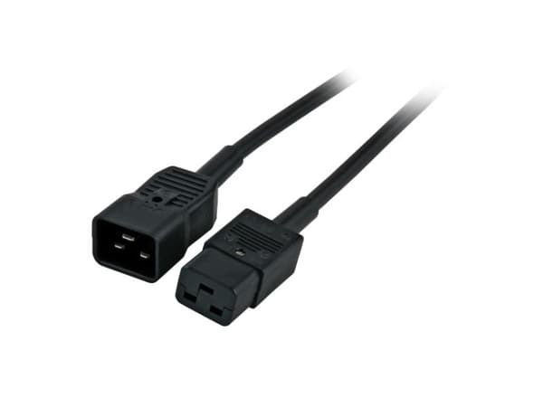 EFB Elektronik EK519.1, 1 m, C20 coupler, C19 coupler, 250 V, 16 A