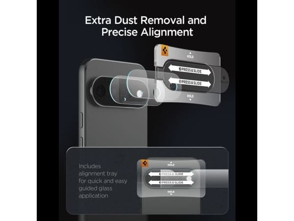 Spigen Optik Pro HD 2-Pack Tempered Glass Lens Screen Protector for Google Pixel 11 Pro