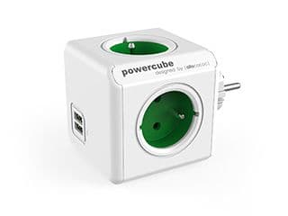 Allocacoc PowerCube Original USB Type E, Sisätila, Tyyppi E, Sininen, CE, 4 AC-pistorasia(a), 16 A