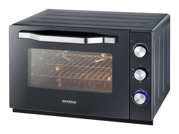 Severin 2073 Miniugn Timerfunktion, Grillfunktion, med pizzasten 60 l