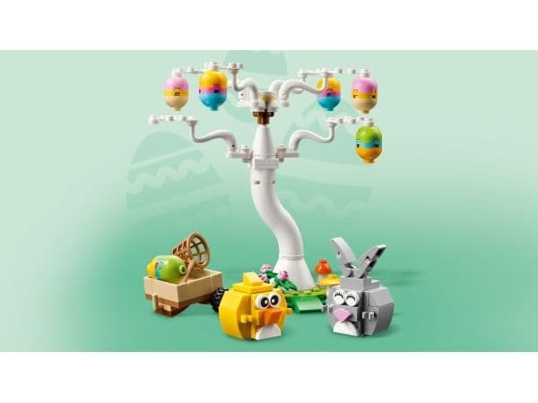 LEGO Iconic 40808 Eggjakt med påskehare og kylling