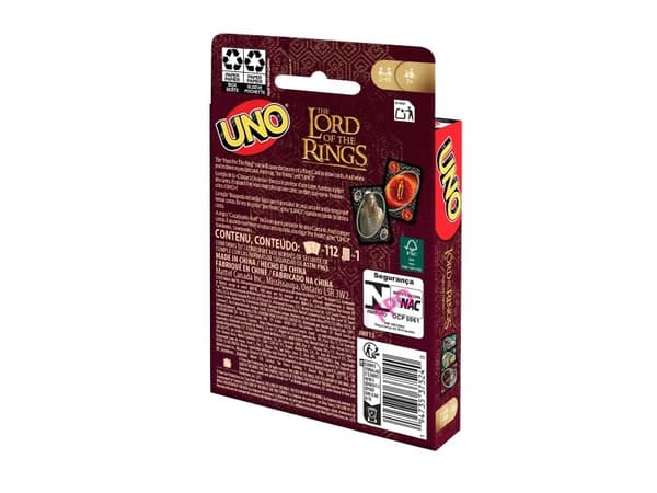 Mattel sosialt kortspill UNO Ringenes Herre