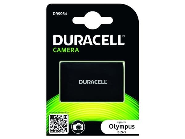 Duracell DR9964 - Batteri - Li-Ion - 1000 mAh - för Olympus PEN-F; OM-D E-M10; PEN E-P5, E-PL5, E-PL6, E-PL7, E-PL8, E-PM1, E-PM2; Stylus 1