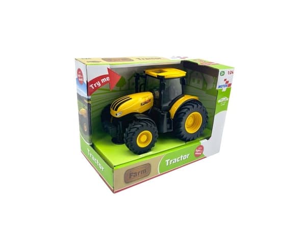 Traktor med lys og lyd (friksjon) 1:20