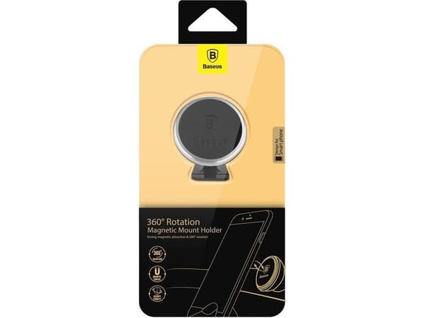 Baseus magnetisk bilhållare för telefon (silver)