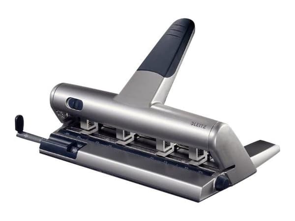 Hulapparat Leitz 5114, 4 kuorinta, sort/grå