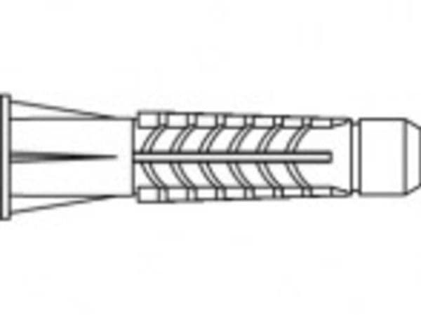 TOOLCRAFT Rawlplug 28 mm TO-5455077 100 st