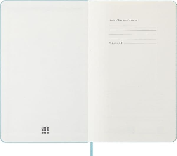 Classic Hard 12M Week Note Large Aquamarine 2026