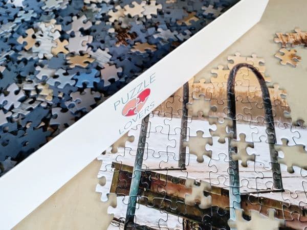 Tactic Puzzle Lovers Winter Swimming 1000 pcs puzzle, 1000 stykker, Vinter