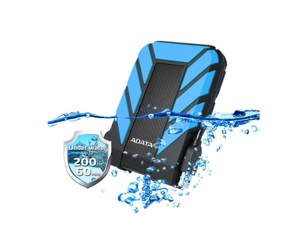 ADATA HD710P - Hårddisk - 1 TB - extern (portabel) - 2.5" - USB 3.1 - blå
