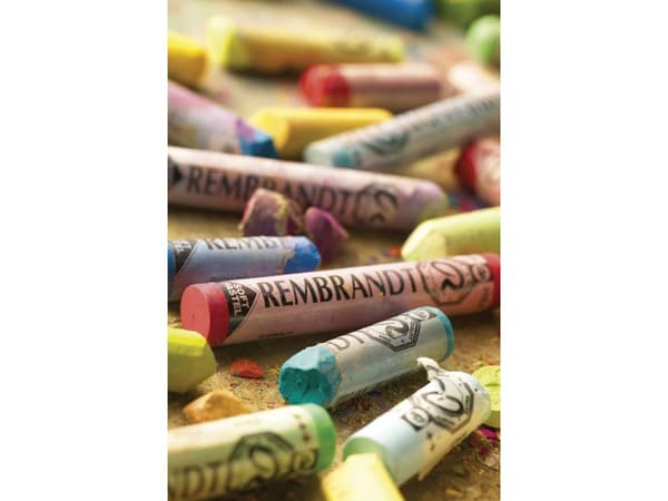 Rembrandt Soft pastel set Light Greys | 5 half pastels