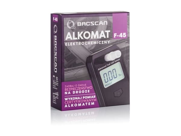 BACscan F-45 alkometri 0 - 4% Musta