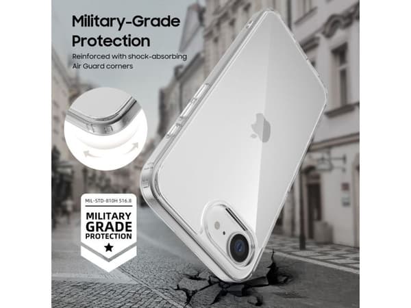 Tech-Protect FlexAir hybrid-skal för iPhone 16e / 17e - klar