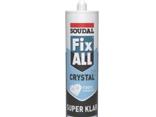 Fix ALL Crystal transparent monteringslim, 290 ml