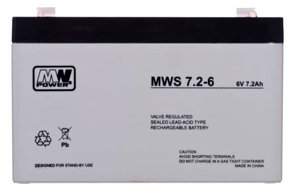 Ramiz AKUMULIATORIUS 6V/7.2AH-MWS MW teho