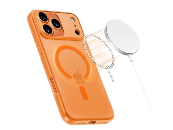 Tech-Protect Magslim MagSafe-deksel til iPhone 17 Pro Max - Oransje
