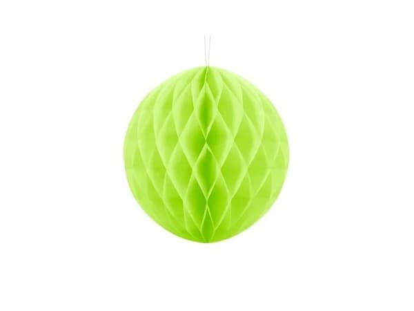 Limegrön pappersväftkula 20 cm