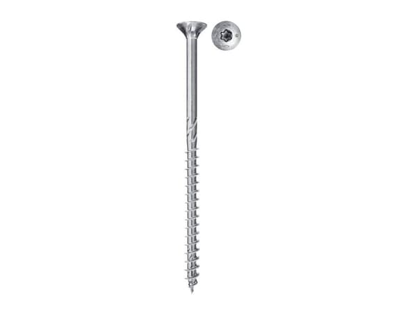 Fischer 670204, Skru, Metall, Tre, Generell nytte, Full tråd, Flathode