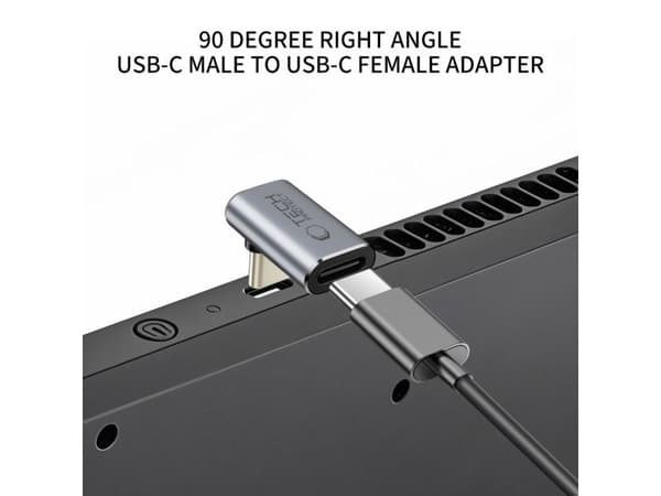 USB-adapter Tech-Protect AA02 USB-C - USB-C grå (5906302367979)