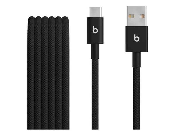 Apple Beats, 1,5 m, USB A, USB C, USB 2.0, musta