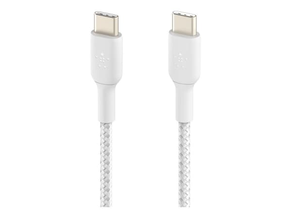 Belkin BoostCharge, 0,15 m, USB C, USB C, USB 2.0, Valkoinen