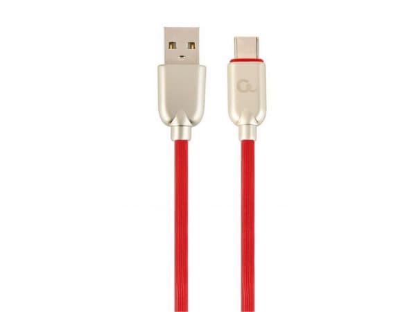 Cablexpert Premium - USB-kaapeli - USB-C (han) til USB (han) - USB 2.0 - 2.1 A - 2 m - rød