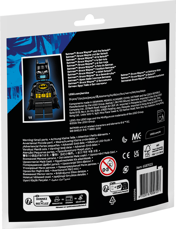LEGO Batman™: Bruce Wayne™ vuonna costium Batmana™
