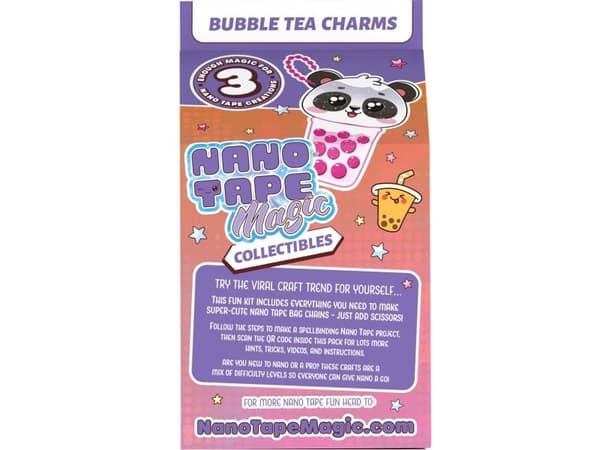 Nano Tape Magic Mini Bag Charm Fun - Bubble Tea