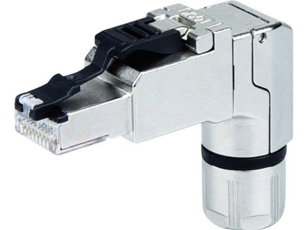 Telegärtner J00026A4004, RJ45, Sort, Rustfritt stål