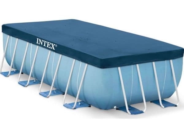 Intex 28037, Poolöverdrag, Ovanmarkspool, Rektangulär, Blå, PVC, Polyeten, 2000 mm