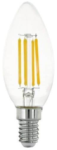 EGLO E14 C35 4W 470LM 2700K KLAR