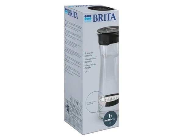 Brita 1030345, Veden suodatuspullo, 1,3 L, Tummanharmaa