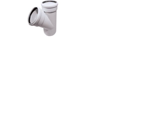 Skolan ljuddämpande grenrör 110 mm 45 grader