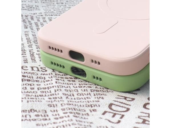 MagSafe-kompatibelt silikonfodral till iPhone 15 Pro Max - blå