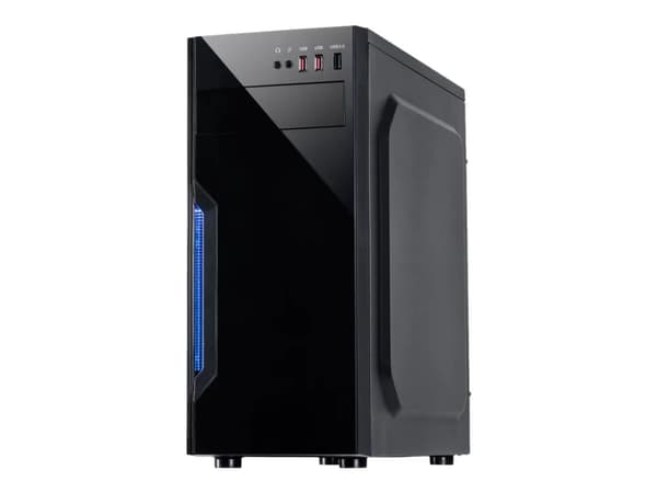 Inter-Tech B-42 - Tower - ATX - ingen strømforsyning (ATX) - svart - USB/lyd