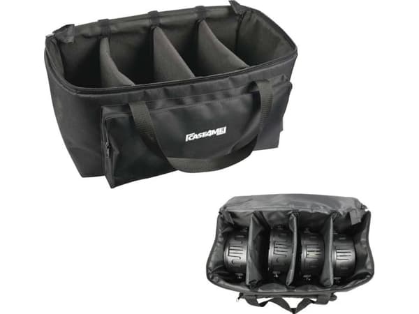 CASE4ME skydd/etui för 4 st PAR LED SLIM FLAT effekt
