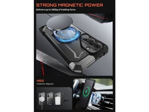 Supcase UB Grip Mag Magsafe till Galaxy S26 sort
