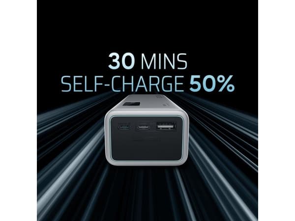 Cuktech P+Series nr. 15, 150 W, 20 000 mAh, grå