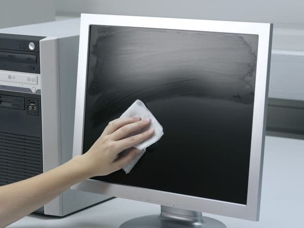 Durable Screenclean Duo, Valkoinen, Laatikko