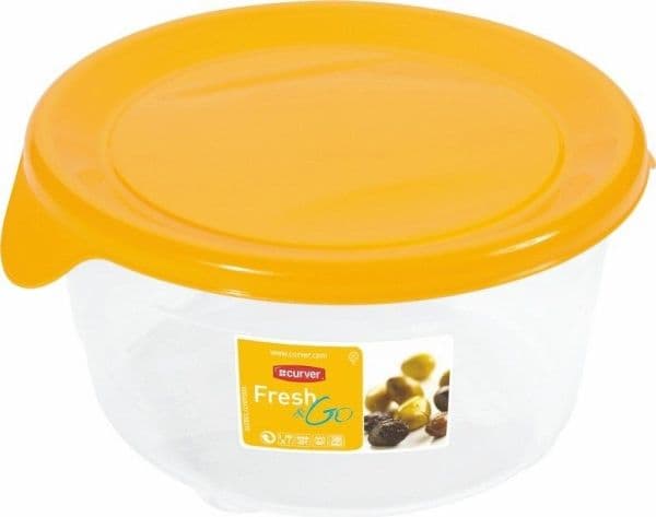 CURVER matboks "FRESH&GO" 0,5 l /gul/transparent