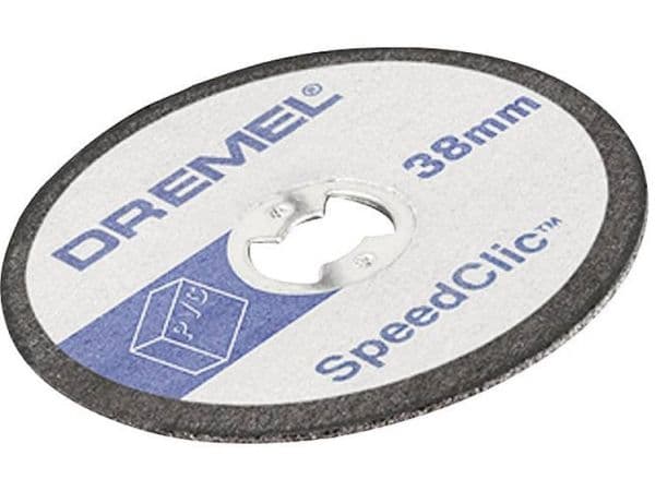 Dremel SC476, Metallkuttende skive, Plast, Sort, 3,8 cm