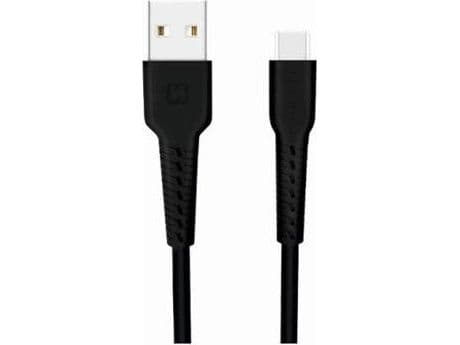 Swissten Basic Universal Quick Charge 3.1 USB-C data- ja latauskaapeli 1m musta