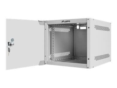 Lanberg - Rack skåp - väggmontering - grå, RAL 7035 - 4U - 10"