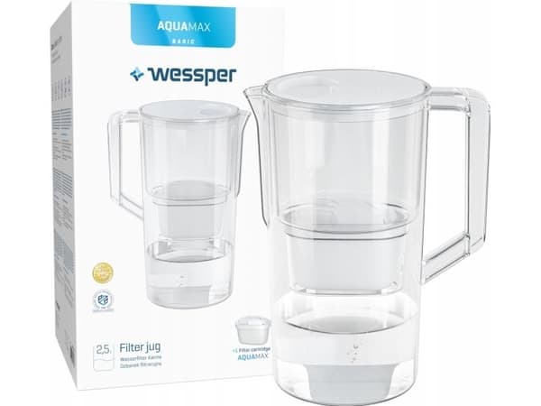 Wessper suodatinkannu Wessper AquaMax Basic 2.5L valkoinen